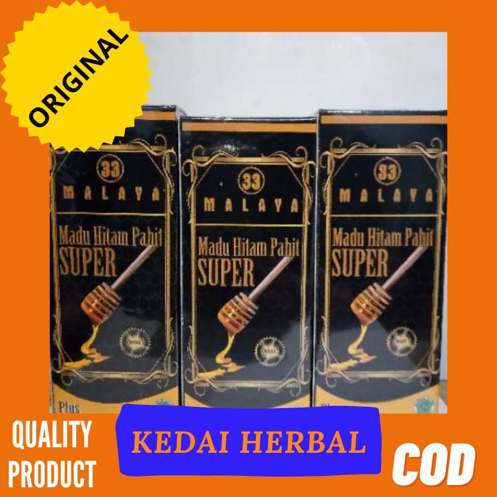 

Madu hitam pahit malaya 33 madu asam urat 150ml