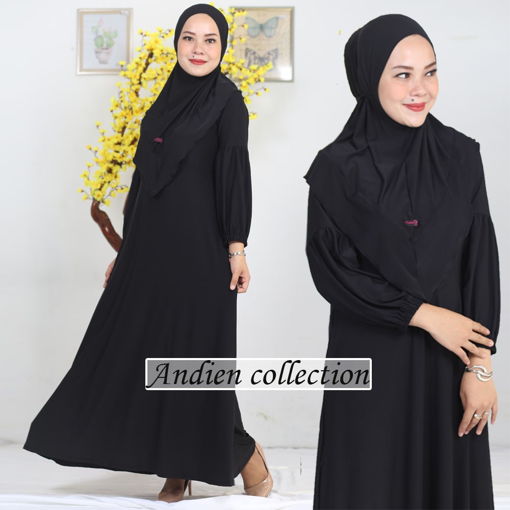 khaira sett JILBAB/ Gamis set jilbab/ Gamis syar'i jumbo/Bususi frendly