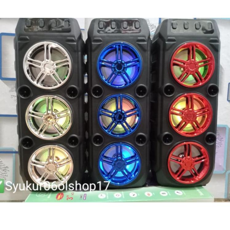 ((REKOMENDASI)) COD Speaker Bluetooth Karaoke 3 Tingkat SX-3006/Salon Karaoke Bluetooth SX-Y3006/