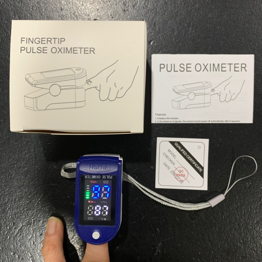 Oximeter pulse LK87 Oxymeter Oksimeter Fingertip Pulse SPO2 PRbpm Pengukur Kadar Oxigen dalam darah