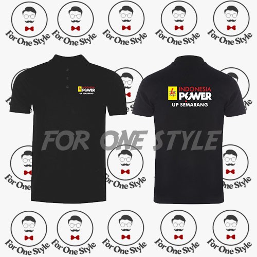 POLO SHIRT PLN UP SEMARANG - Kaos PLN SEMARANG - Poloshirt PLN - Custom Polo - ForOnestyle