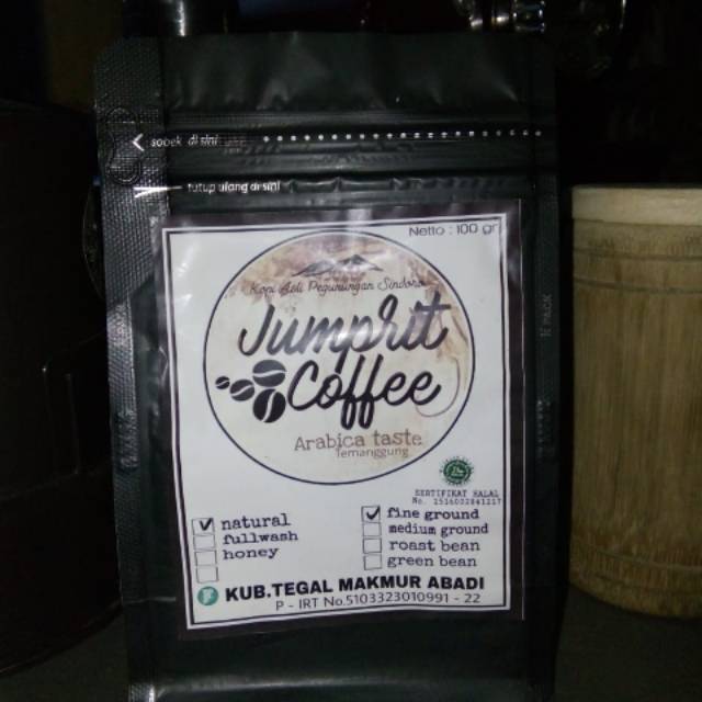 

Kopi arabika "Jumprit Coffee
