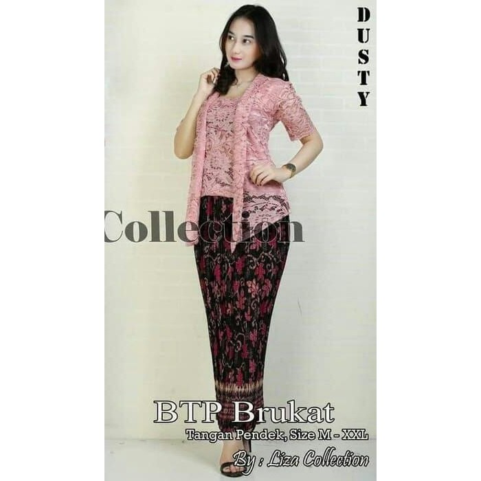 Set Kebaya Brokat BTP Rok Panjang Kebaya Modern