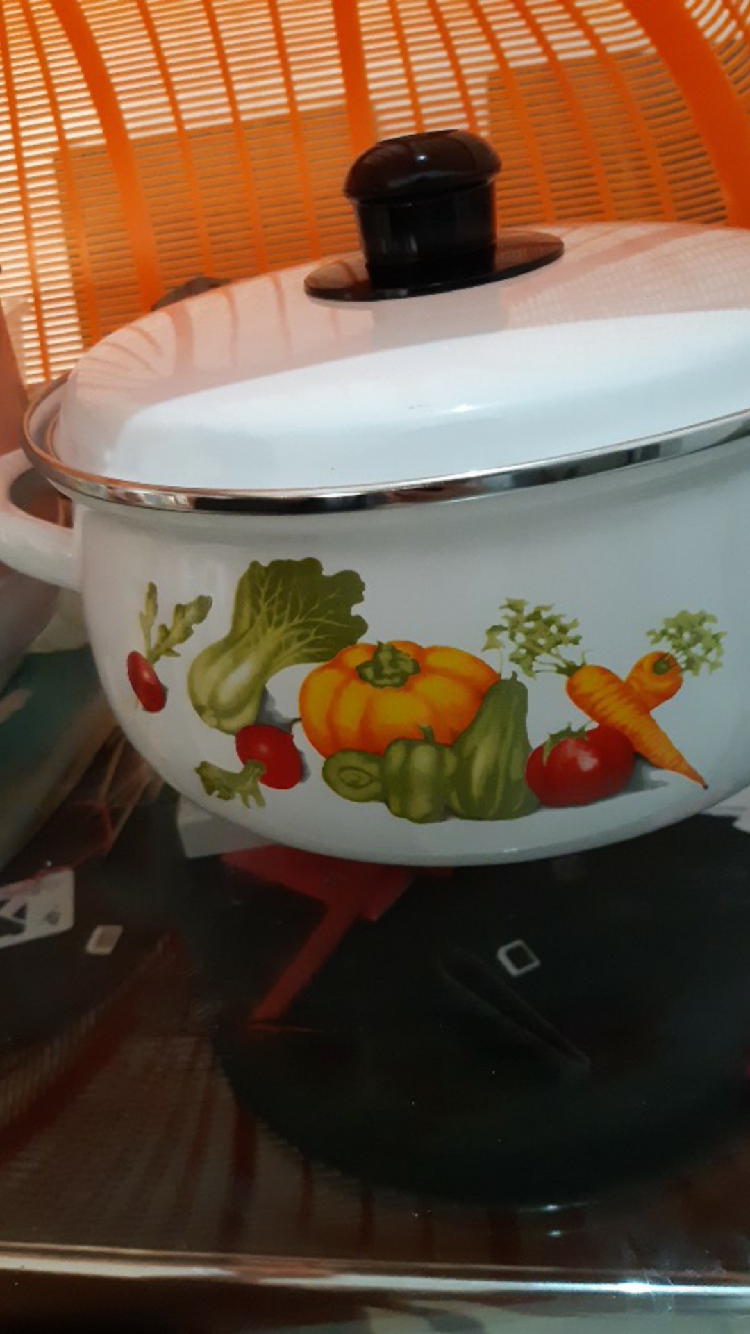 Panci Enamel Lisa Set 22+24 Cm