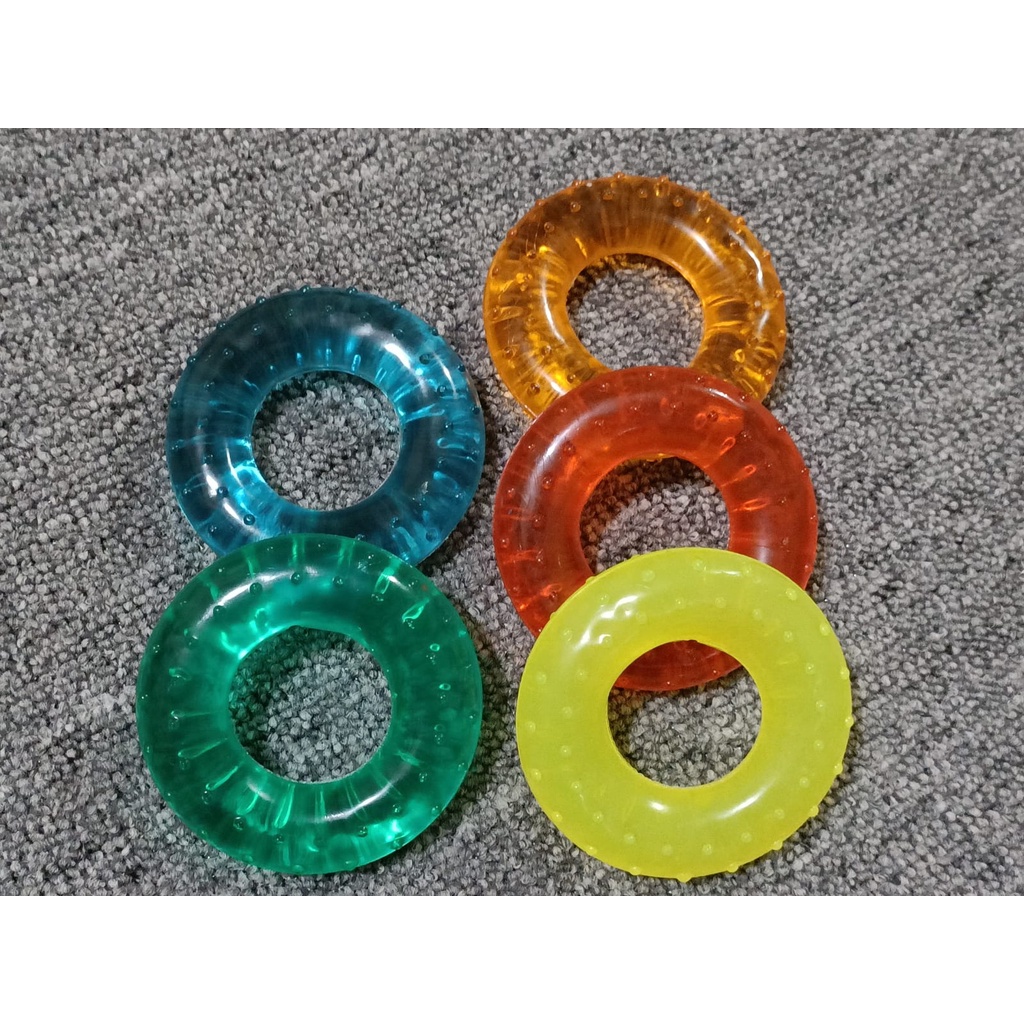 HANDGRIP SILICONE BAHAN KARET, melatih otot tangan Memperkuat Jari-Jari