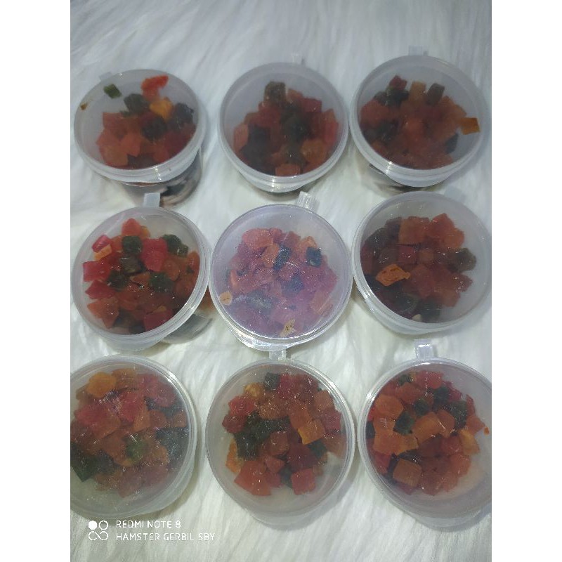Snack Fruity Buah Kering Untuk Hamster, Sugar Glider / Snack Hamster / Makanan Hamster