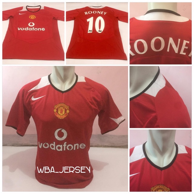 Jersey manchester united home 2004 2005 2006