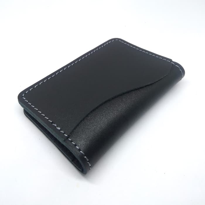 dompet kartu kulit asli card wallet warna hitam PHWL261