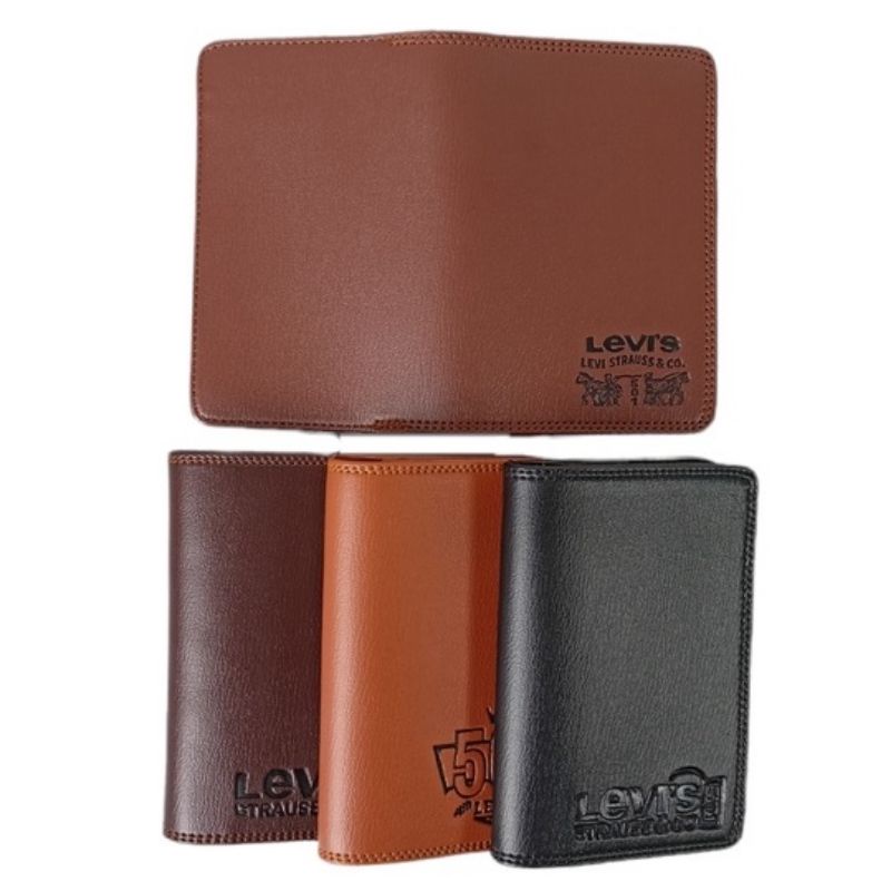 Dompet semi kulit tanggung 3/4 murah pria memiliki15 slot kartu