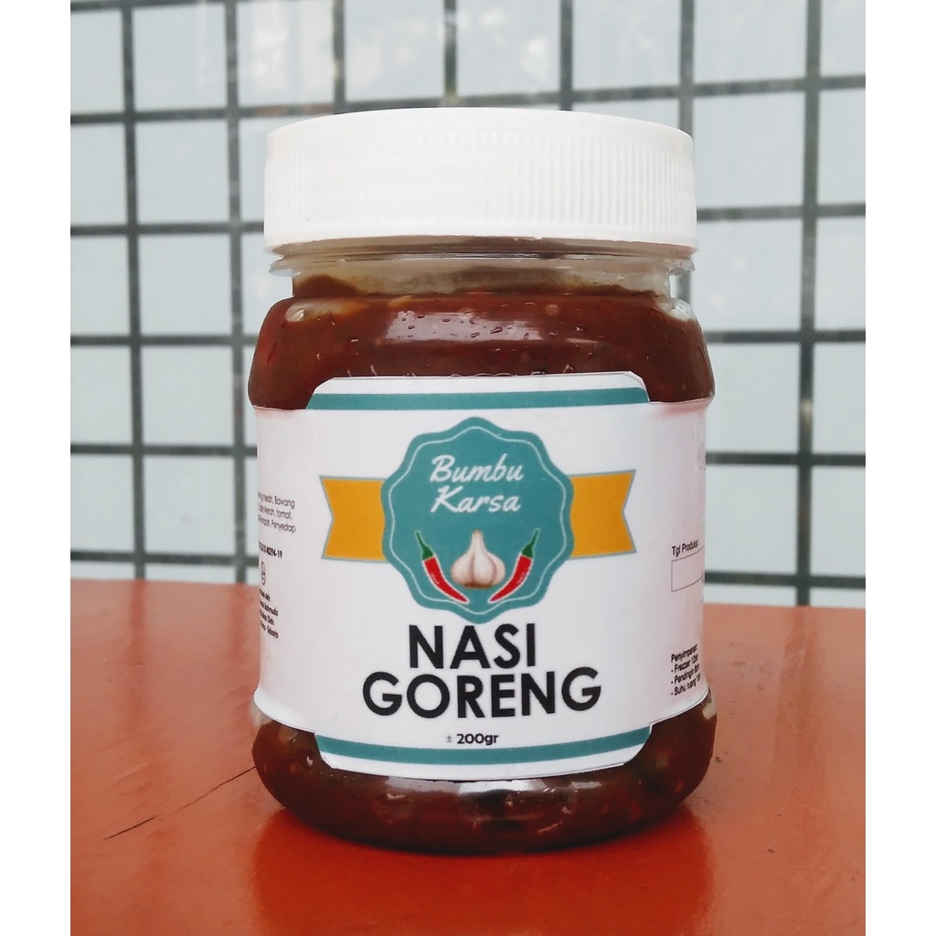 

[200g] BUMBU HALUS NASI GORENG / BUMBU MASAK INSTAN GILING NASI GORENG ENAK MURAH / BUMBU KARSA