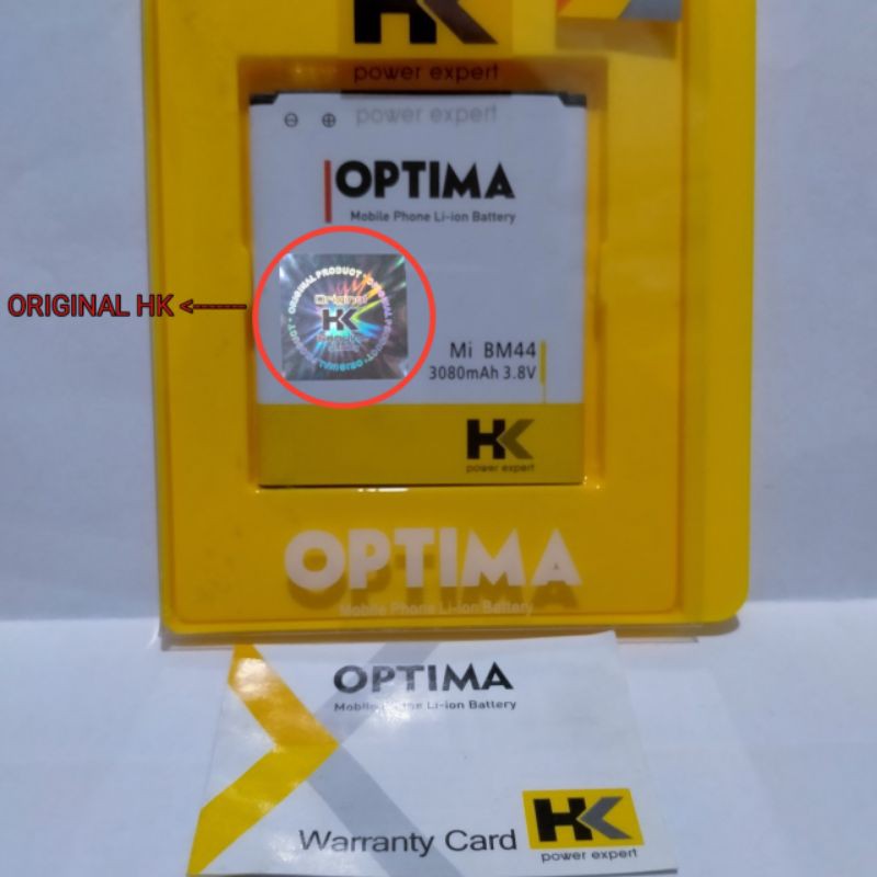 Baterai Original HK BATRE Redmi 2 REDMI 2s Prime Pro BM44 BM 44 Battery Batre Batrai