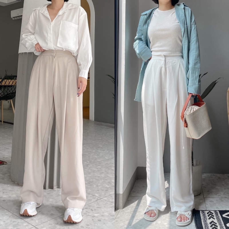 SIVALI Matisse Pants | Cullote Loose Pants - Trousers Pants - Celana Panjang Wanita