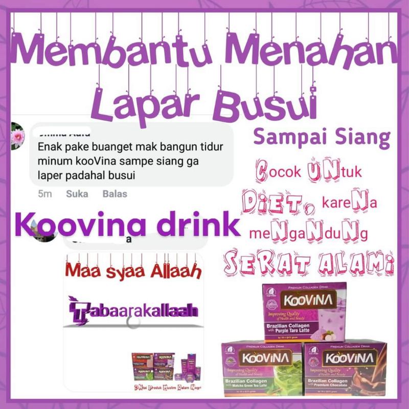 PAKET HEMAT - GLUTAVINA / KooVina Brazillian Collagen / Minuman Kolagen Premium / Halal Premium Collagen BPOM