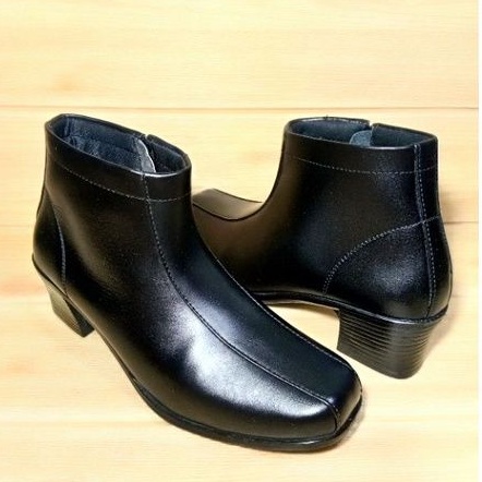 Sepatu Boots Pdh Wanita Kulit Asli
