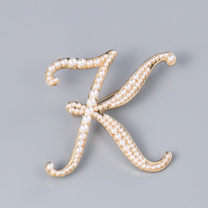 Bros Wanita Jumbo Premium Inisial Huruf K Import