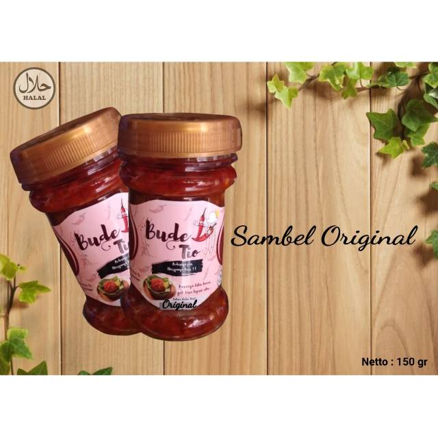 

sambal Merah Original khas Bude Tio / Sambal Ayam bakar, Ayam Goreng