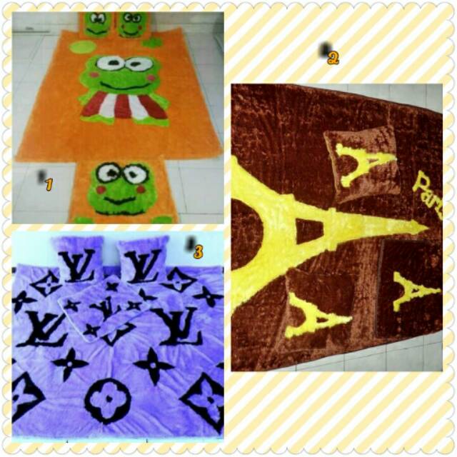 Karpet karakter rasfur 200x150 tebal 5cm