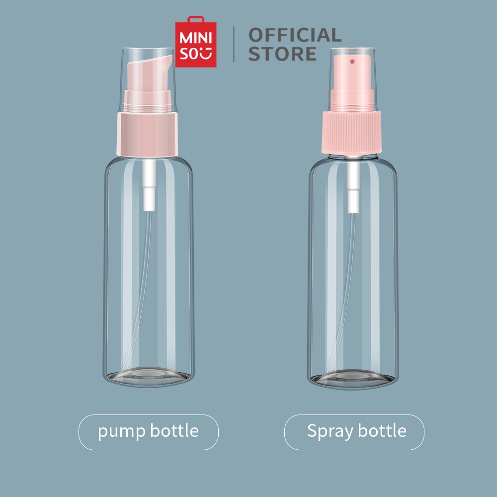 Jual Miniso Official Botol Spray Semprot Kosong Transparan Travel