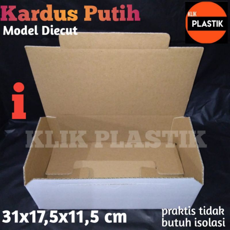 

KARDUS i PUTIH 31x17,5x11,5 cm BOX DUS KARTON BOX KOTAK SEPATU PACKING
