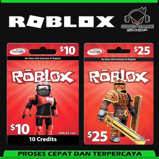 Roblox Game Card Gift Cards Digital Code Shopee Indonesia - 15$ robux card