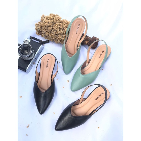 flat shoes terbaru, sandal wanita, sandal kekinian