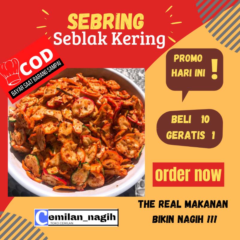 

Sebring Seblak Kering Bantet Keripik Kerupuk Garing Khas Tasikmalaya
