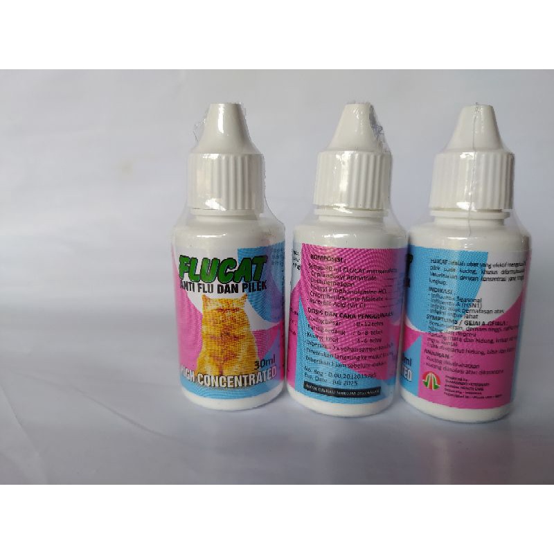 FLU CAT obat flu dan pilek  kucing