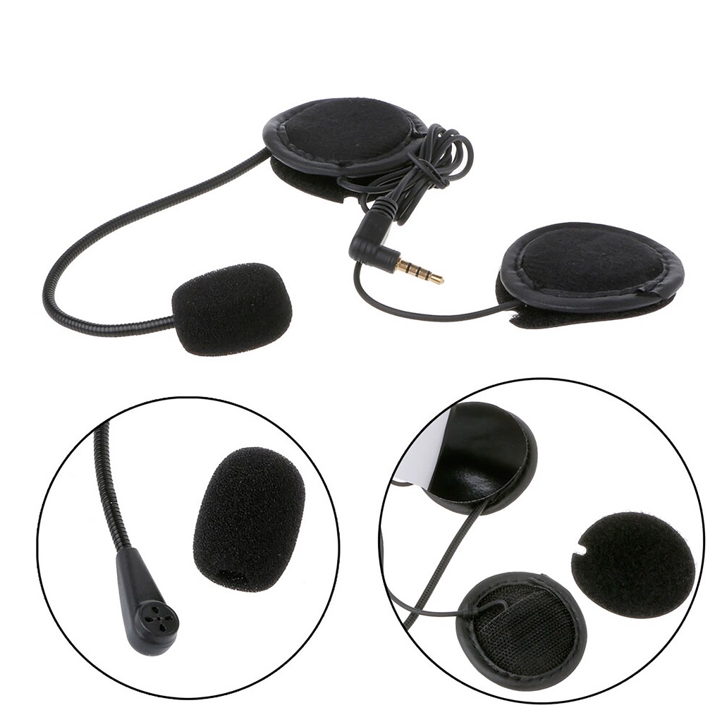 Headset dan Clampkit  Intercom Helm V4 or V6 Pro-2