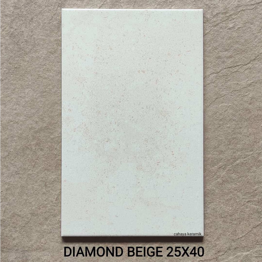KERAMIK DINDING 25X40 DIAMOND BEIGE / MULIA