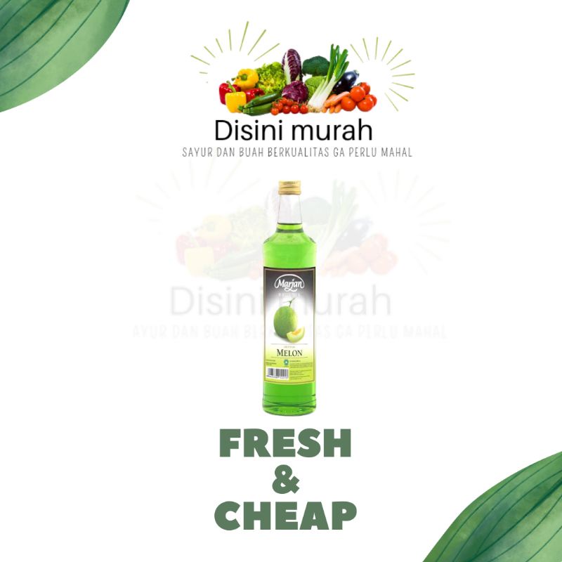 

syrup / sirup marjan melon 460ml