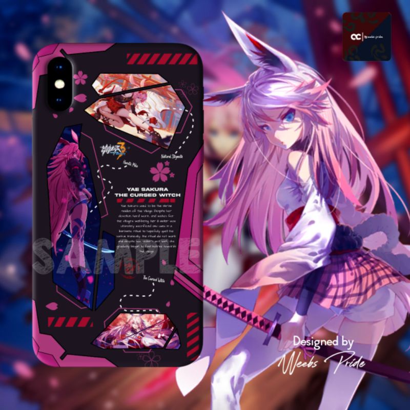 Phone Case Honkai Impact - Yae sakura - Weebspride