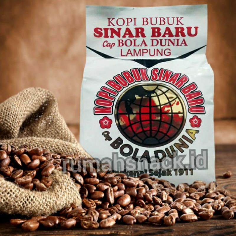 

GROSIR MURAH KOPI BUBUK KASAR BOLA DUNIA LAMPUNG ENAK 250gr
