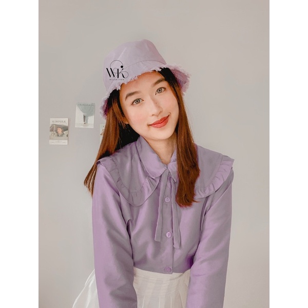 Jiwon Bucket Hat | Topi Wanita Ala Korea