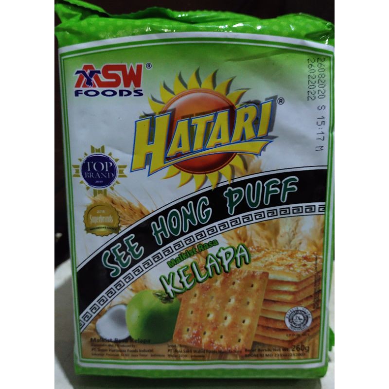 

Gabin HATARI SEE HONG PUFF Rasa Kelapa 260gr