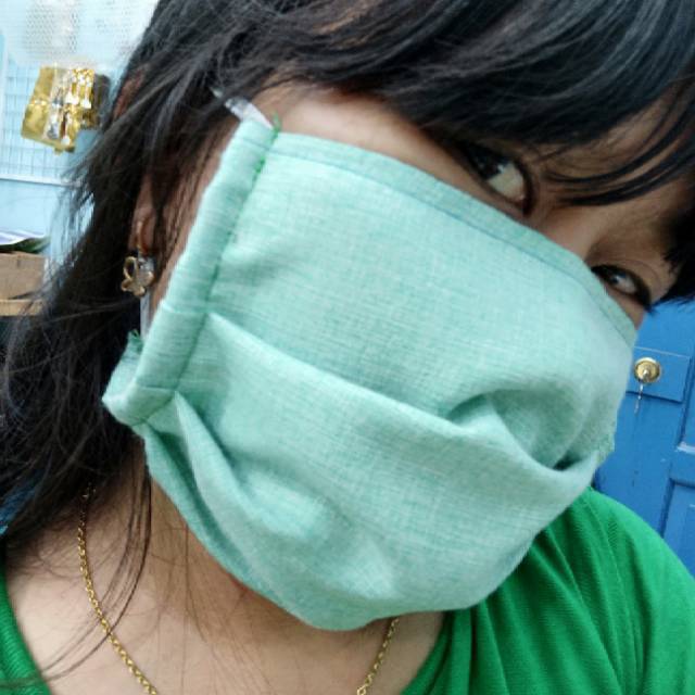 Masker Kain Karet Simpel Masker Kain Katun Lembut Polos