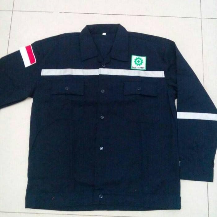 Wear | Jual Baju Safety Lengan Panjang Hitam Original