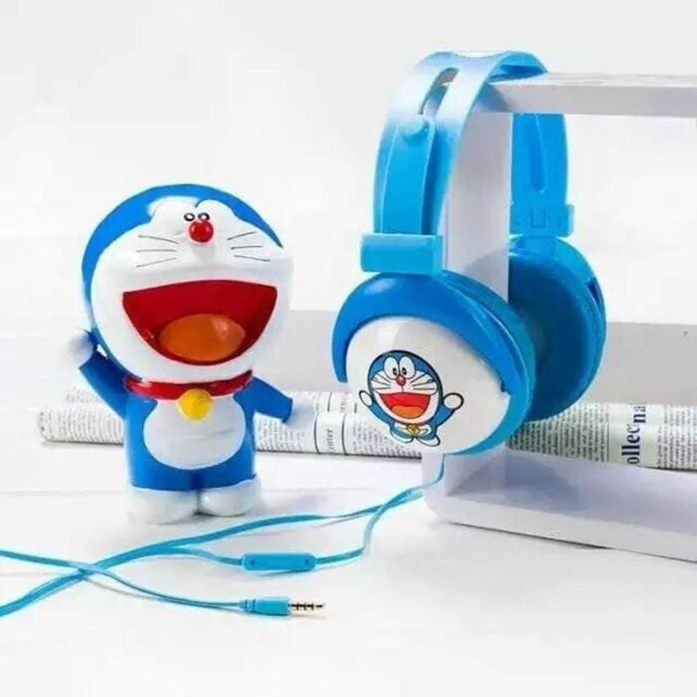 (Doraemon) Headset Bando Karakter Doraemon Headphone