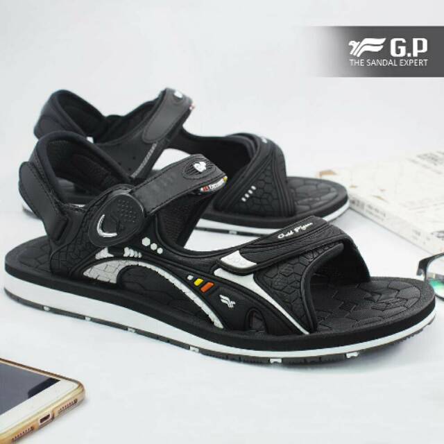 Sepatu Sandal Urban GeoMax Pria Gunung Black (G8667M-10) Anti Slip Tahan Air Premium High Quality