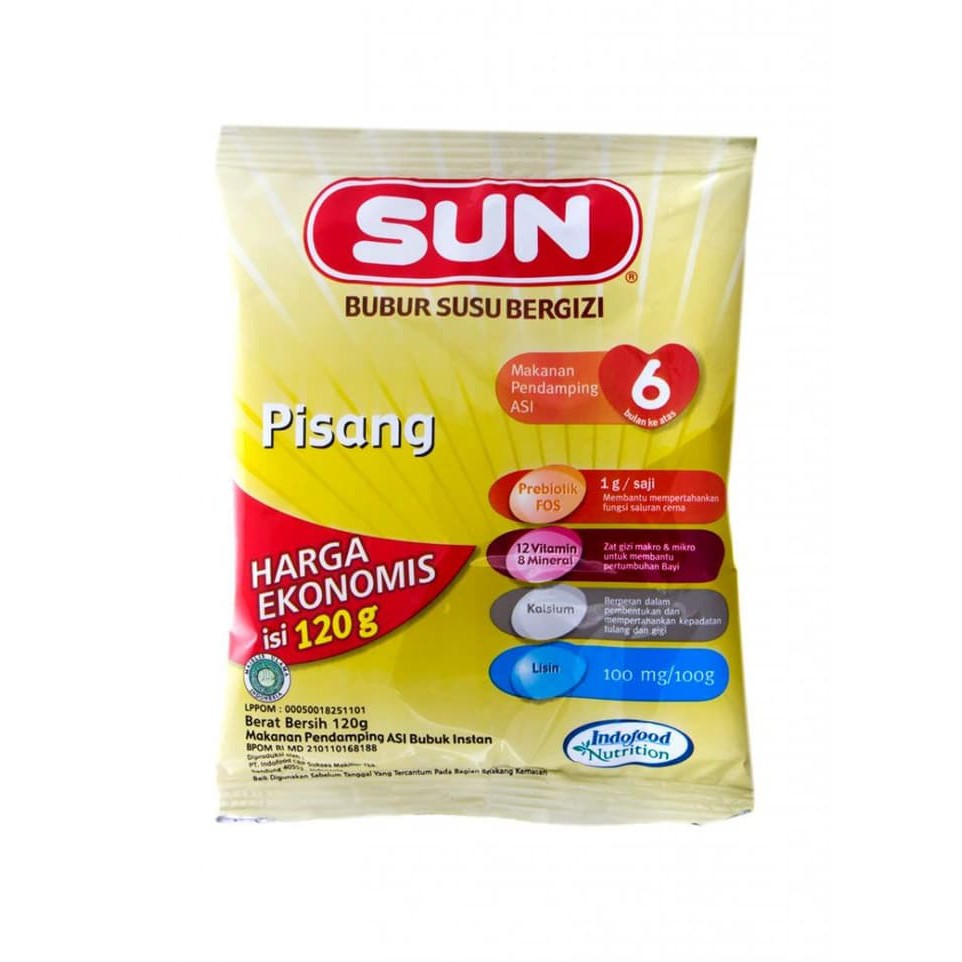 BUBUR SUN BUBUR PISANG EKO 120GR