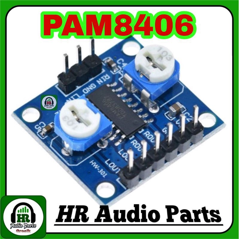 PAM8406 2x 5W Mini Amplifier 1x 10W Class D Pam8406 DC 5 ~ 5.5V or Charger HP