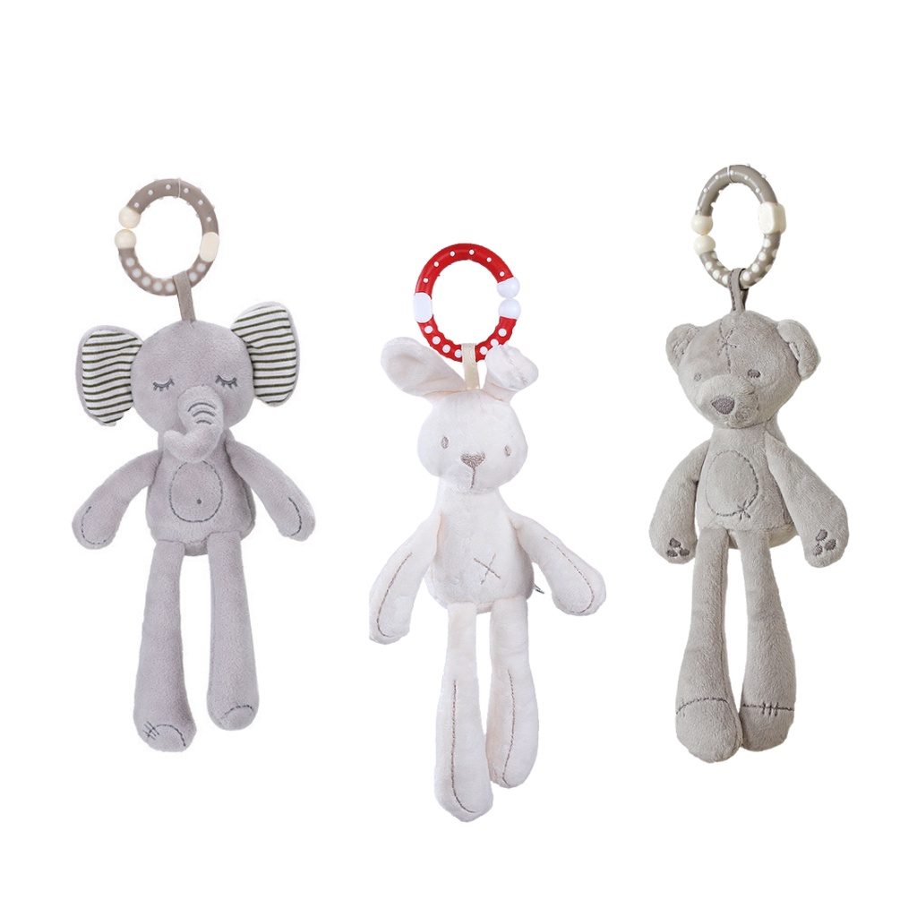 MINI HANGING TOYS | Mainan Gantung Stroller | Mainan Stroller Bayi | Boneka kelinci beruang