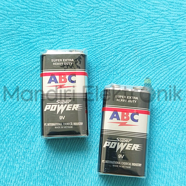 Baterai ABC Super Power 9V Batre 9 Volt ABC Super Power - Baterai Kotak 9 v