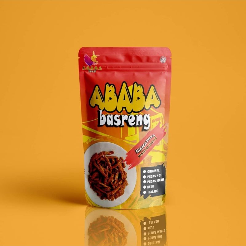 

ababa basreng 150 gr, cemilan basreng enak pedas nikmat