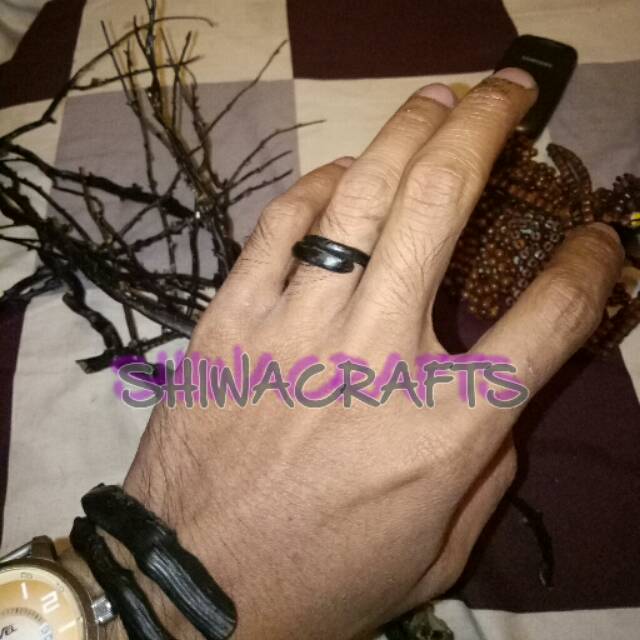 cincin kerajinan akar bahar asli