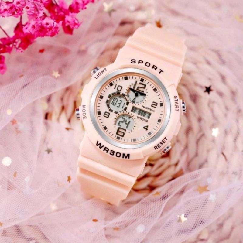 JAM TANGAN RUBBER DIGITAL IMPOR GROSIR MURAH KARET MODEL BABY G