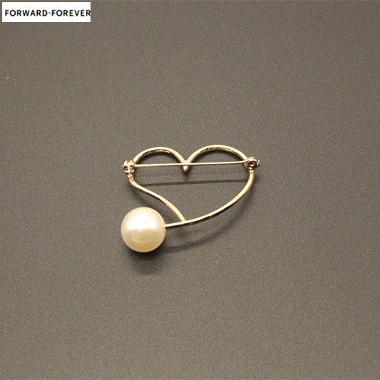 All-match fashionable pearl ring brooch     M40212