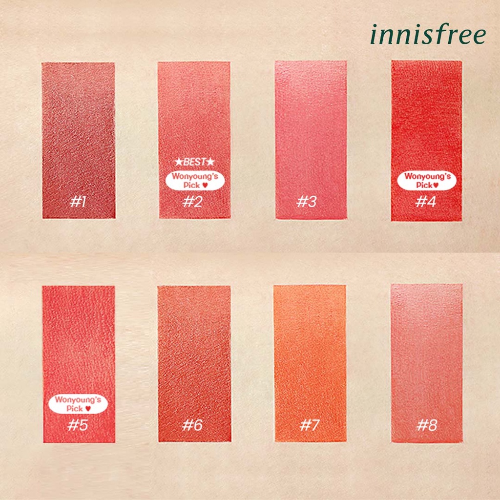 Innisfree Airy Matte Tint - Liquid Matte Lembut dan Tahan Lama