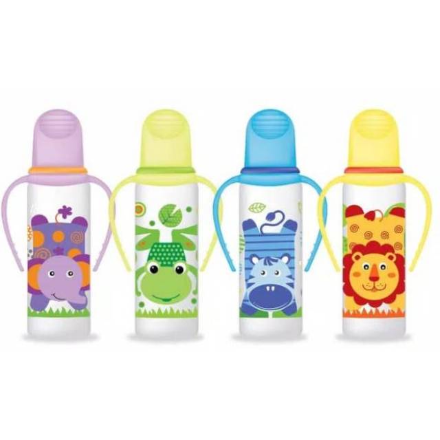 BABY SAFE Babysafe Feeding Bottle 250ml with Handle Botol Minum Bayi