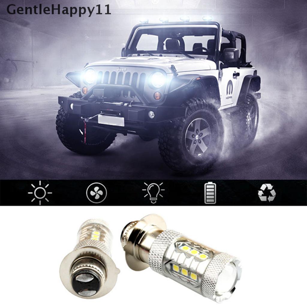 Gentlehappy H6 6000K 80W 16 Lampu Depan LED Putih Hi / Lo Untuk Motor ATV