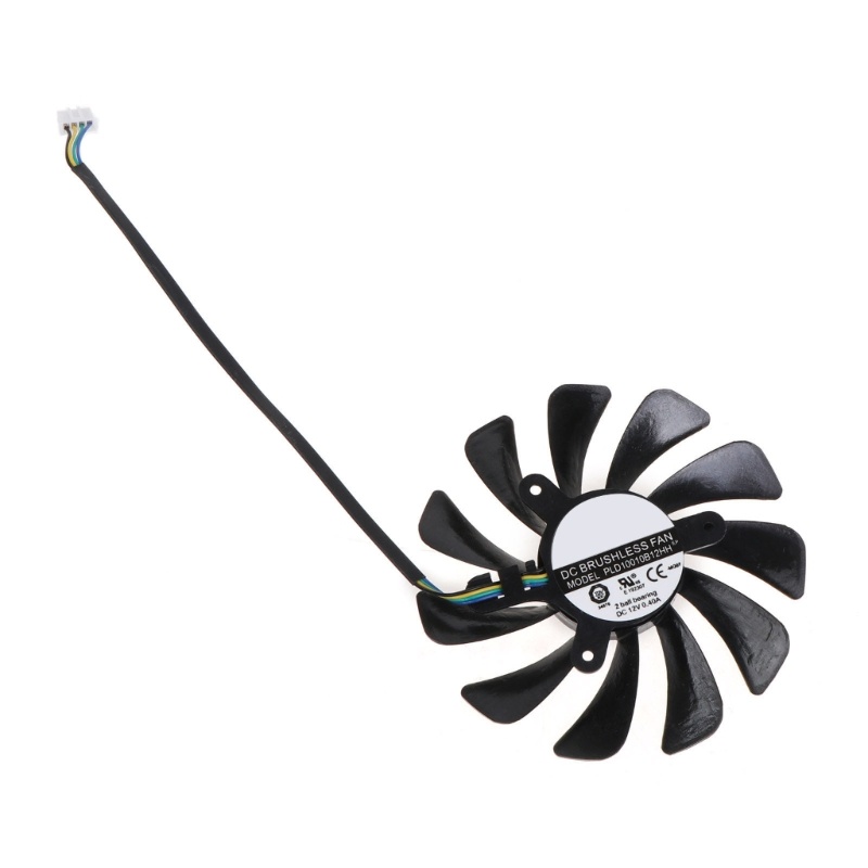 1pc Kipas Radiator Kartu Grafis XY-D10015SH DC12V 0.4A 4Pin Untuk MSI GeForce RTX 2060 AERO ITX Graphics Card VGA